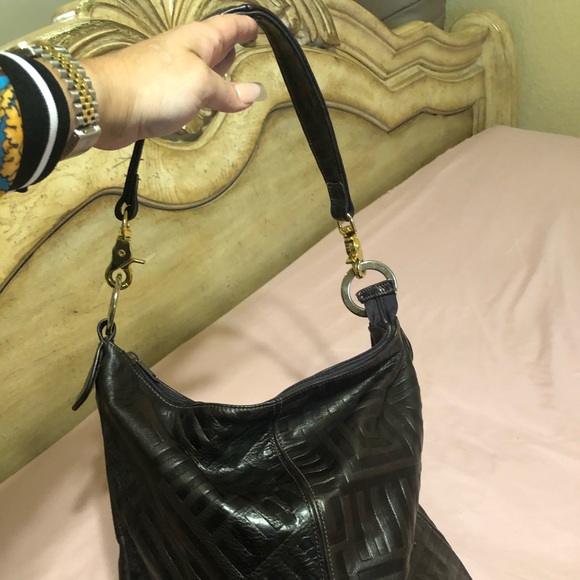 Brown leather large bag - Picture 2 of 8